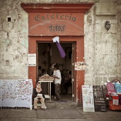 MEXIQUE - Commerce à Oaxaca...